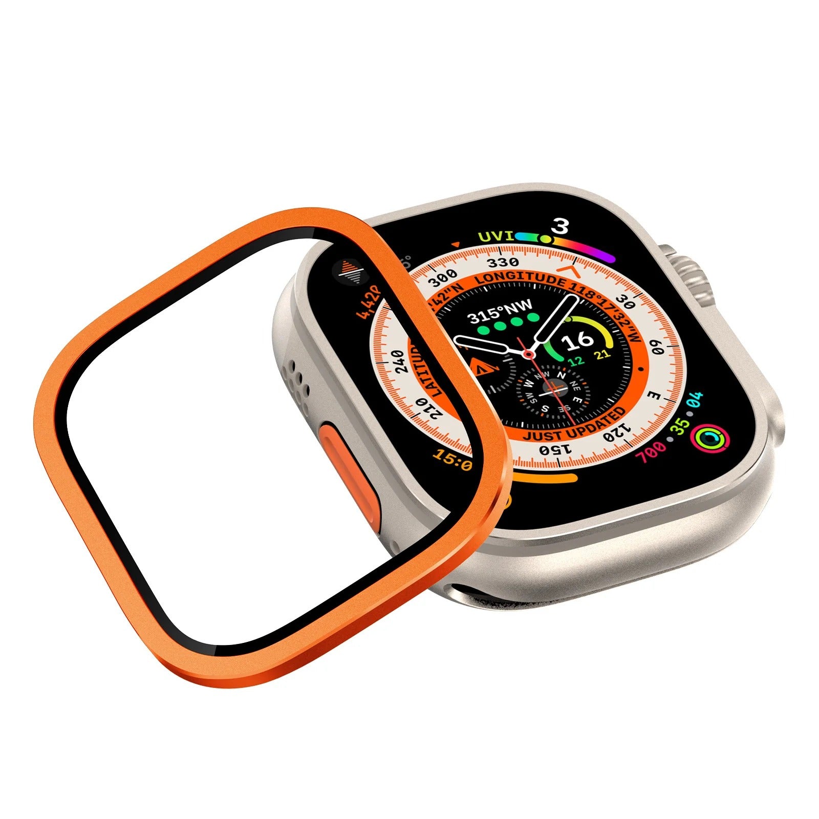 P109 - Apple Watch Ultra için Titanyum Ekran Koruyucu